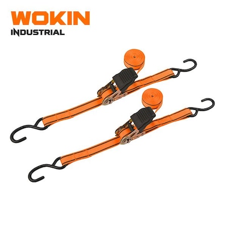 Wokin 2Pc Ratchet Strap  Set Industrial 662502